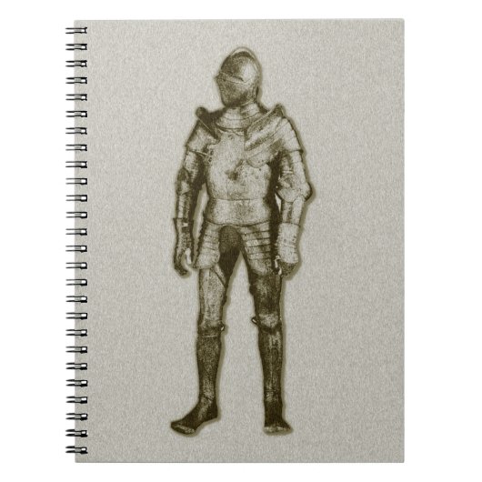 騎士インアーマー輝くノート ノートブック (正面)