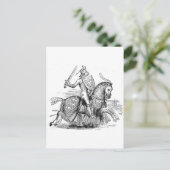 騎士オンホースバック葉書 ポストカード (スタンド正面)