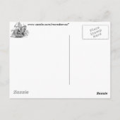 騎士オンホースバック葉書 ポストカード (裏面)