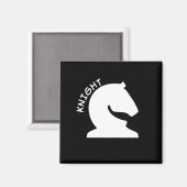 騎士チェスの駒 マグネット (正面/裏面)