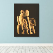 騎士チェス駒 キャンバスプリント (インサイチュ (ウッドフロア))