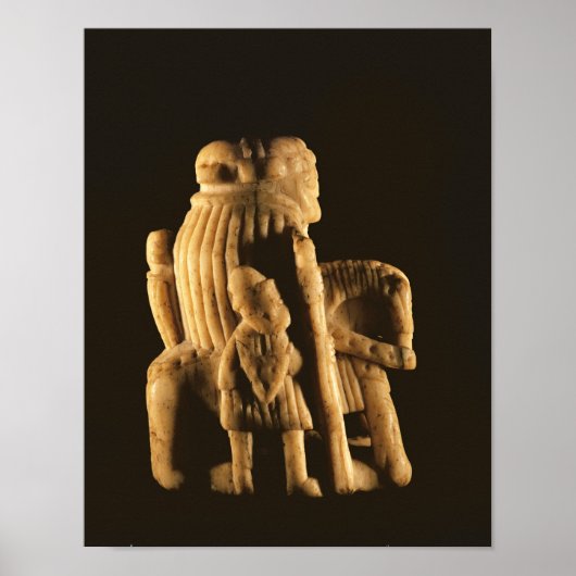 騎士チェス駒 ポスター (正面)