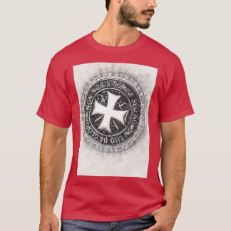 騎士テンプラーシール名誉の武勇とC Tシャツ