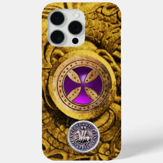 騎士テンプルの聖十字及び封印 Case-Mate iPhoneケース (裏面)
