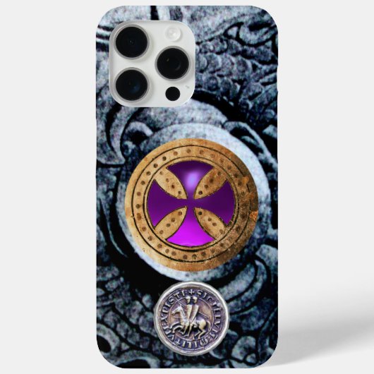 騎士テンプルの聖十字及び封印 Case-Mate iPhoneケース (裏面)