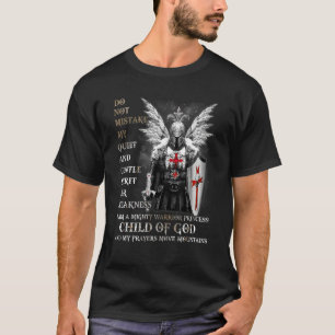 騎士テンプル私は神の子でChの戦士 Tシャツ