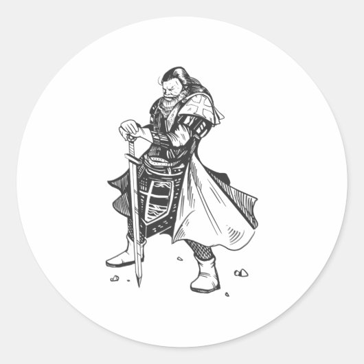 騎士テンプル ラウンドシール (正面)