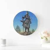 騎士テンプル ラージ壁時計 (ホーム)