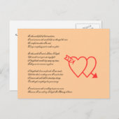 騎士バレンタインの愛の詩が必要だ シーズンポストカード (正面/裏面)