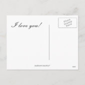 騎士バレンタインの愛の詩が必要だ シーズンポストカード (裏面)