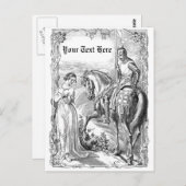 騎士ビクトリアン ポストカード (正面/裏面)