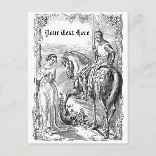 騎士ビクトリアン ポストカード (正面)