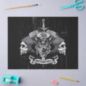 騎士ピストンのモーターサイクル 薄葉紙 (クラフト)