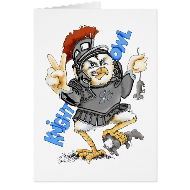 騎士フクロウ (正面)