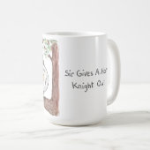 騎士フクロウ コーヒーマグカップ (正面右)