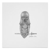 騎士フクロウ ポスター (正面)