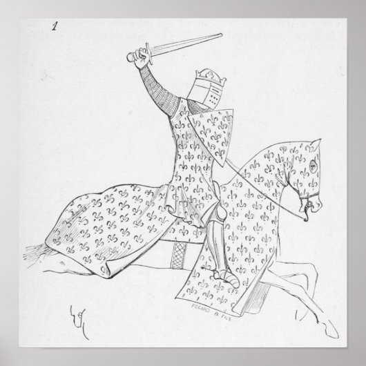 騎士フランスの ポスター (正面)