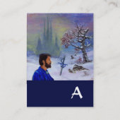 騎士モノグラムの瞑想 名刺 (裏面)