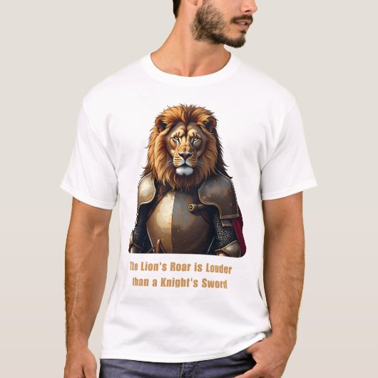 騎士ライオン Tシャツ (正面)