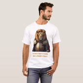 騎士ライオン Tシャツ (正面フル)