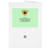 騎士ランスロット、緑の森に乗馬 (裏面)