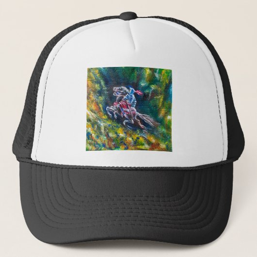 騎士ランスロット、緑の森に乗馬 キャップ (正面)