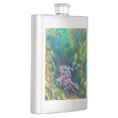 騎士ランスロット、緑の森に乗馬 フラスク (右)