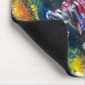 騎士ランスロット、緑の森に乗馬 マウスパッド (コーナー)