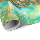 騎士ランスロット、緑の森に乗馬 ラッピングペーパー (ロールコーナー)