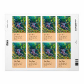 騎士ランスロット、緑の森に乗馬 ラベル (フルシート)