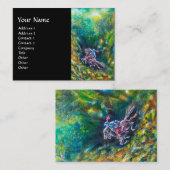 騎士ランスロット、馬のグリーンフォレストブラック 名刺 (正面/裏面)