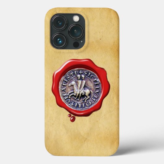 騎士団テンプラの蝋人形の封印 Case-Mate iPhoneケース (裏面)