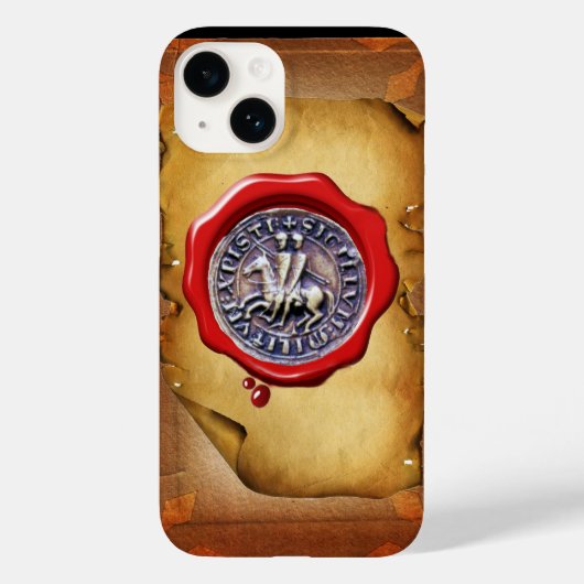 騎士団テンプラの蝋人形の封印 Case-Mate iPhoneケース (裏面)