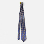 騎士団テンプラールブルーグレーの封印 ネクタイ (裏面)