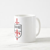 騎士団テンプラール中世デウスVULT十字軍 コーヒーマグカップ (正面右)