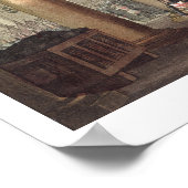 騎士団テンプルの墓, c.1820-39 (アクアチント) ポスター (角)