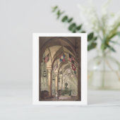 騎士団テンプルの墓， c.1820-39 （アクアチント） ポストカード (スタンド正面)