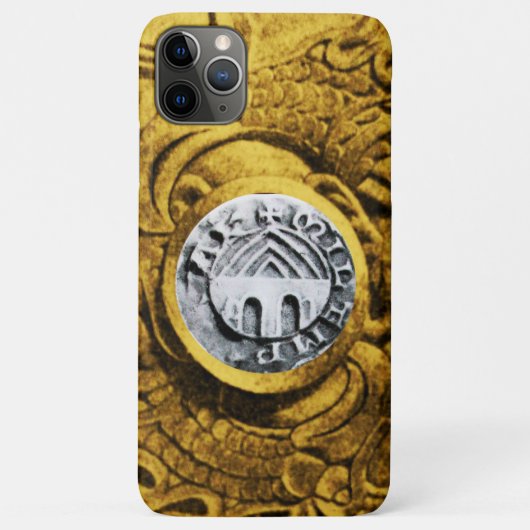 騎士団テンプル金ゴールド黄色の封印 Case-Mate iPhoneケース (裏面)