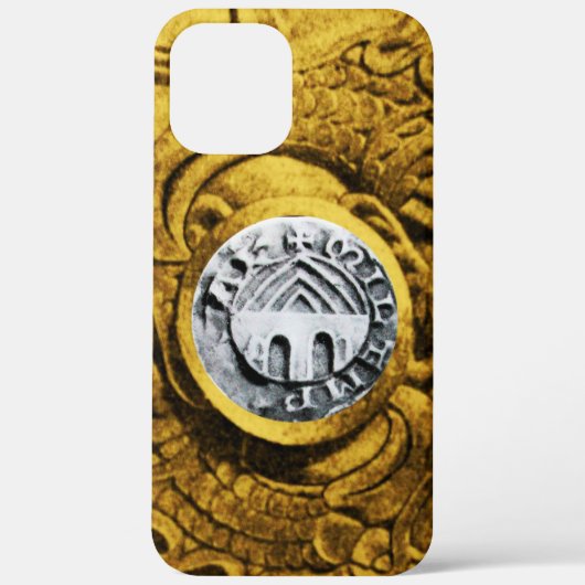 騎士団テンプル金ゴールド黄色の封印 Case-Mate iPhoneケース (裏面)