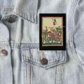 騎士団、14世紀Codex Manesse 缶バッジ (インサイチュ)