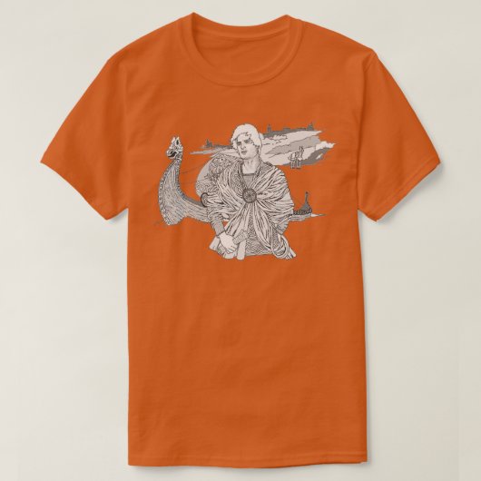 騎士失った Tシャツ (デザイン正面)