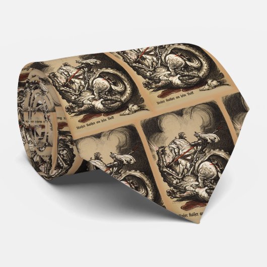 騎士対ドラゴン ネクタイ (ロール)