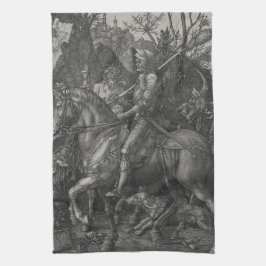 騎士死および悪魔アルブレヒトDurer キッチンタオル