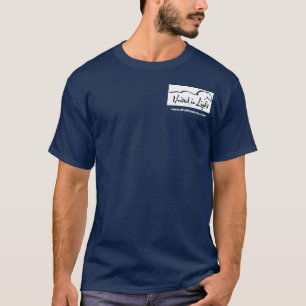 騎士背部の写真が付いているロゴの前部 Tシャツ