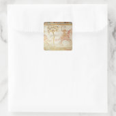 騎士運は火を燃やす スクエアシール (バッグ)