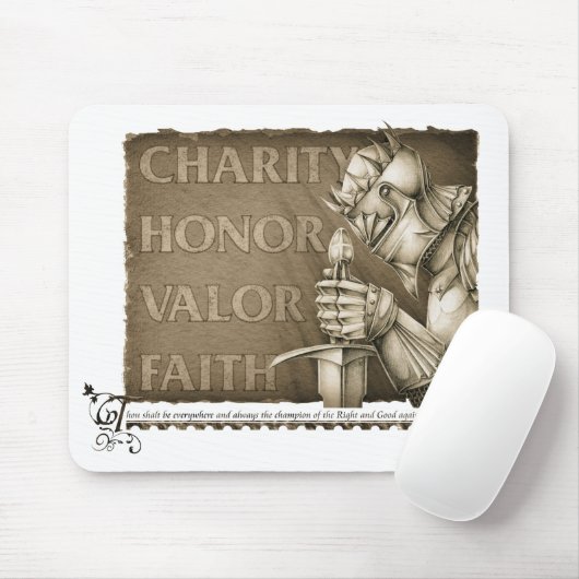 騎士道の規範 マウスパッド (マウス)
