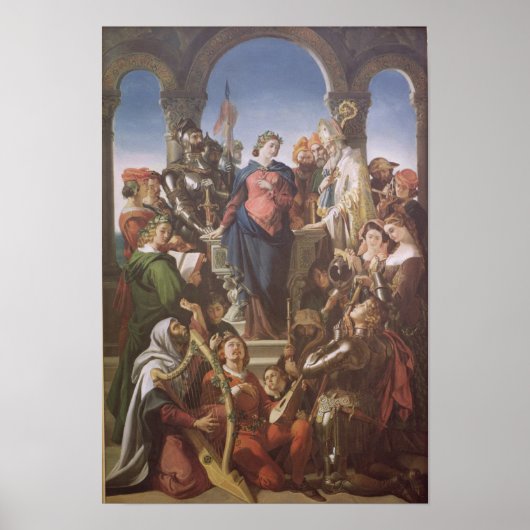 騎士道精神1845年 ポスター (正面)