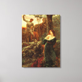 騎士道(フランクDicksee) キャンバスプリント