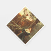 騎士道(フランクDicksee) スタンダードランチョンナプキン (角)