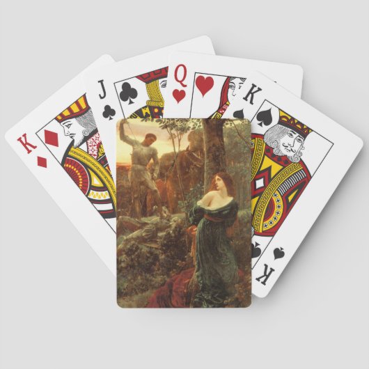 騎士道(フランクDicksee) トランプ (裏面)